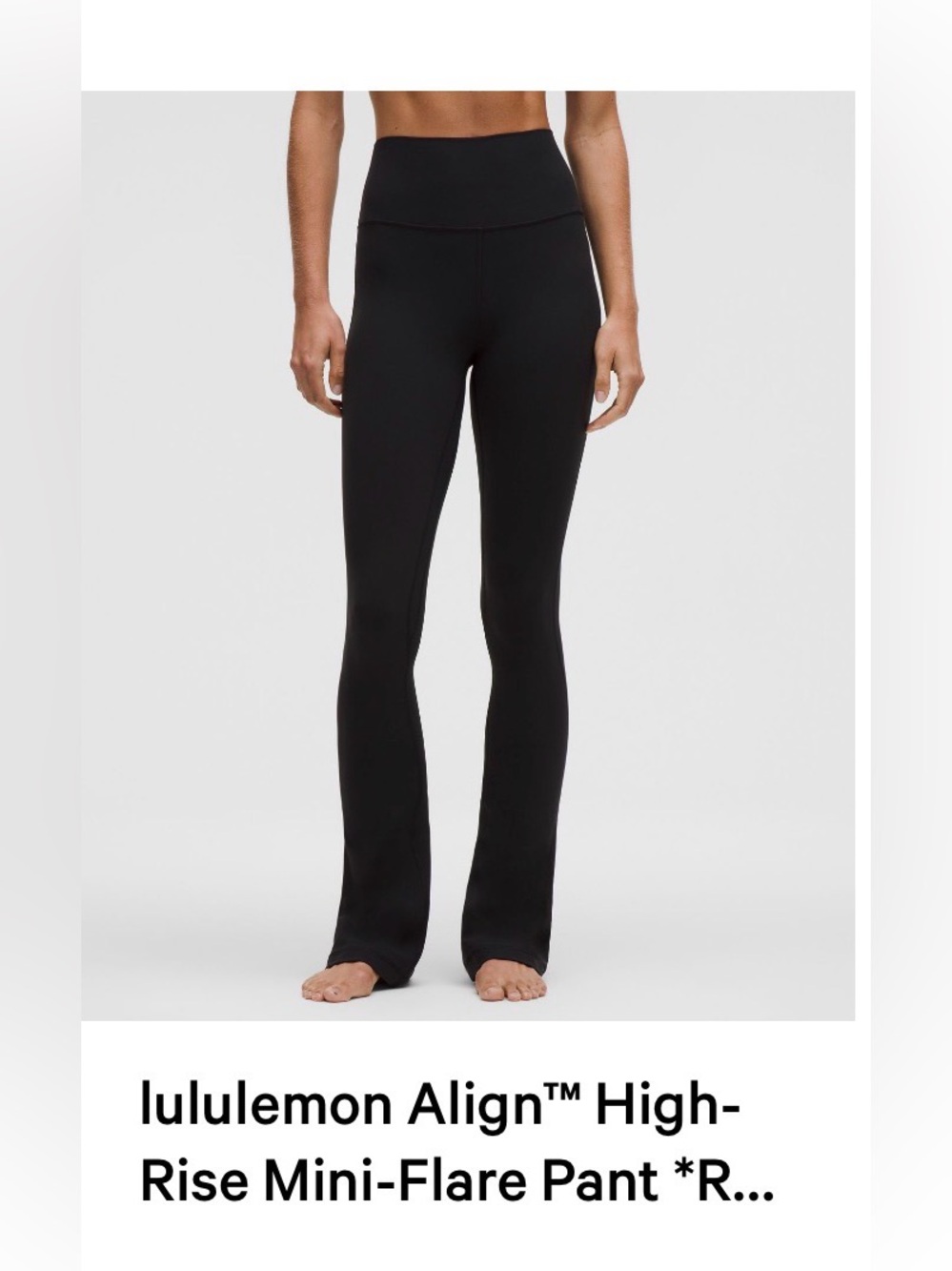 Lululemon Align High Rise Mini Flare Pant